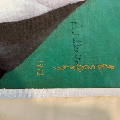 Pair of Signed Red Skelton Clown Posters