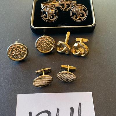 Vintage Tie Clips and Cufflinks