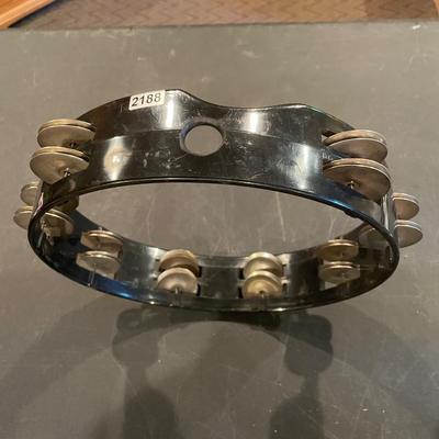 Tambourine with a silver jingle