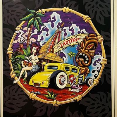 Artist Signed Mr. Tiki Art Print