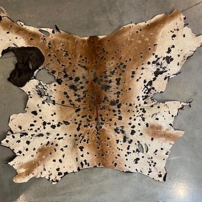 Speckled Brown and White Cowhide