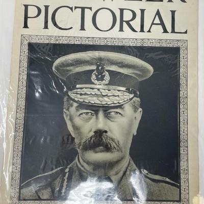 NY Times Mid-Week Pictorial 5815 "Earl Kitchener, Britain's Man of Emergency"