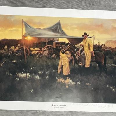 "Soggy Sunrise" , by Gary Niblett 174 of 950