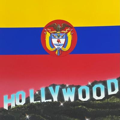 ARTIST: LAINE VAIGUR /500 Anos Los Angeles + Bandera Colombia "Hollywood-SIGN"