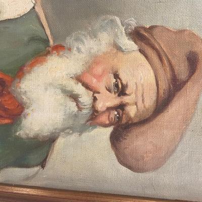 Antonio Enrico Style Oil painting on board