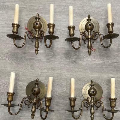 Four Antique/ Vintage Wall Sconces