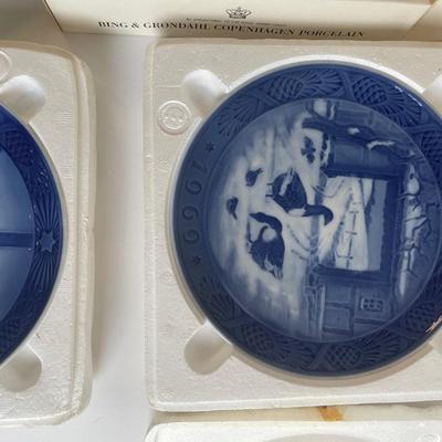 Royal Copenhagen Plates Years 1962, 1966, 1968, 1969, 1970, 1972