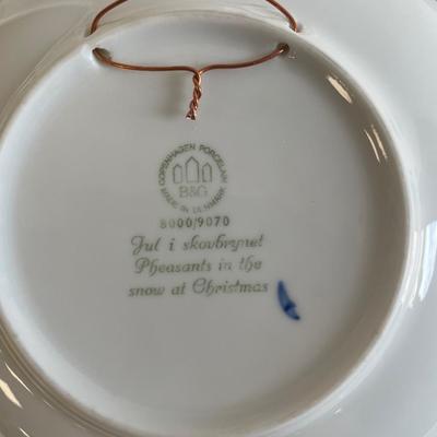 Royal Copenhagen Plates Year 1970 Limited Edition 8000/9079