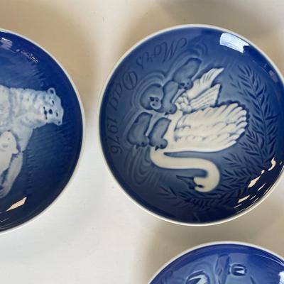 Royal Copenhagen Plates Years 1970, 1971, 1972, 1974, 1975, 1976, 1978 B&G Mother's Day