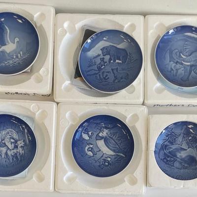 Royal Copenhagen Plates Years 1984-1989 Mother’s Day Series