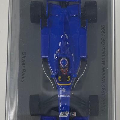 1996 Ligier winner in Monaco with Panis Formula 1, Spark, China, 1/43 Scale, Mint Condition