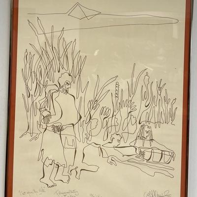 Van Leon Lithograph - Signed and Dated 1983 Number 10/10