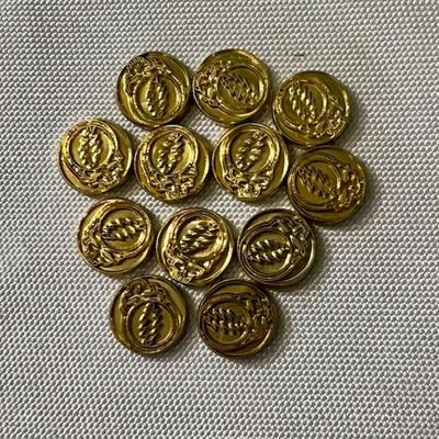Grateful Dead Miniature Gold Tone Coins