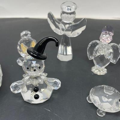 Swarovski  Style Miniature Figurines