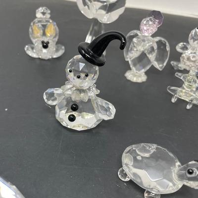 Swarovski  Style Miniature Figurines