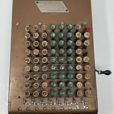 Two Antqiue Calculators