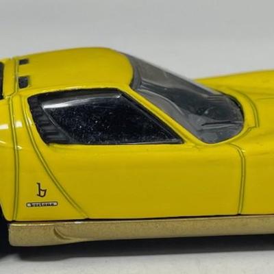 1966 Lamborghini Miura Production Car, Del Prado, Spain, 1/43 Scale, Mint Condition
