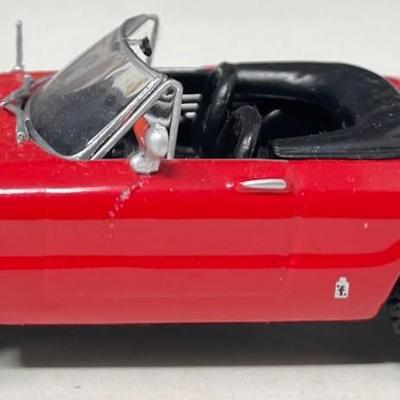 1966 Alfa Romeo Spider 1600 Production Car, IXO, China, 1/43 Scale, Mint Condition