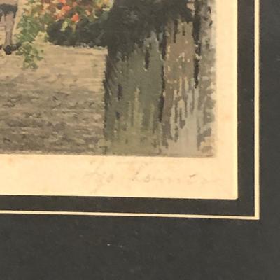 Signed Ego Thomas (German) lithograph