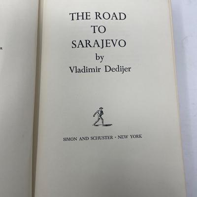 Book "The Road to Sarajevo" by Vladimir Dedijer