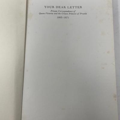 Royalty Book "Your Dear Letter" by Roger Fulford