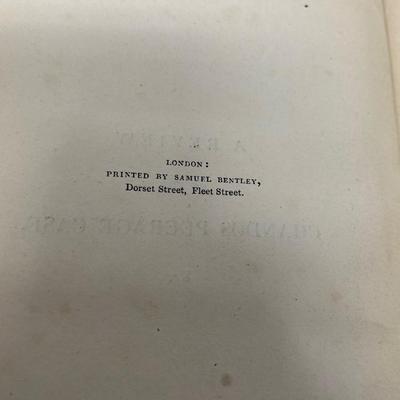 Samuel Egerton Brydges: A Review of the Chandos Peerage Case.               1834 Edition.