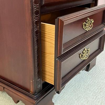 BASSETT ~ Five (5) Piece Cherry Bedroom Suite