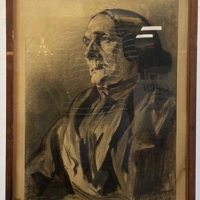 Signed J. Henry Boessencher (Paris 1909) Etching