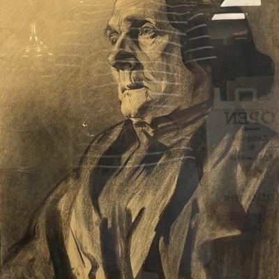 Signed J. Henry Boessencher (Paris 1909) Etching