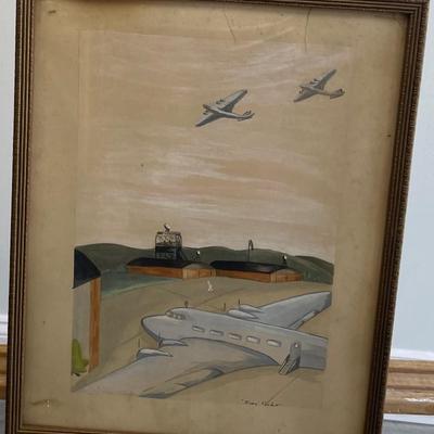 Jimmy Fords Aurospace Watercolor Painting