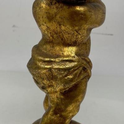 Twin Cherubs in Gilt Coat
