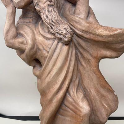 Robust Vintage Moses Ten Commandments Bust