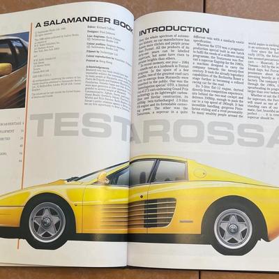 1988 Supercars Ferrari Testarossa; Hardcover; ISBN 0831732113 English Mint Condition
