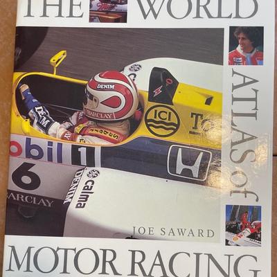 1989 THE WORLD ATLAS OF MOTOR RACING; Hardcover; ISBN: 0792450175 English Mint Condition