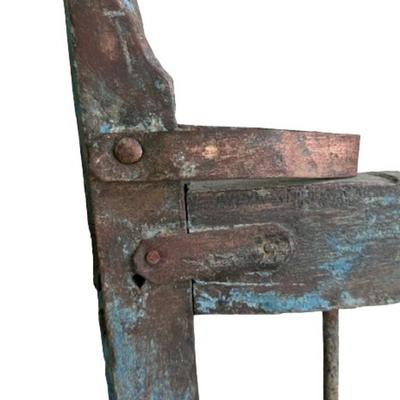 Pair of Heavy Wood & Metal Doors