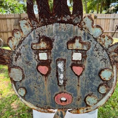 Large Steel Metal Art Cutout