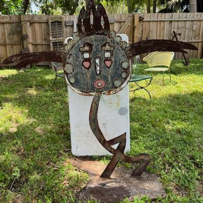 Large Steel Metal Art Cutout