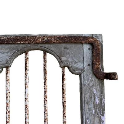 Heavy Wood and Metal Door