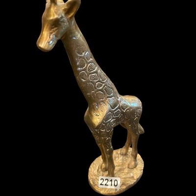 Brass giraffe