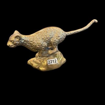 Brass jaguar