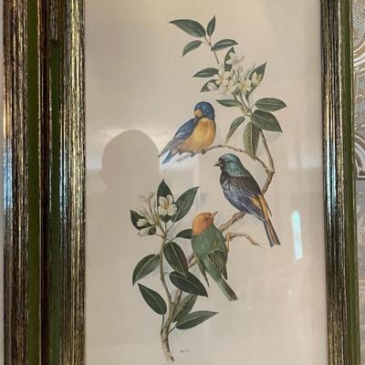 Two Signed Bird Lithographs