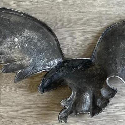 Gold Brass Eagle Wall Mount, Japanese Made