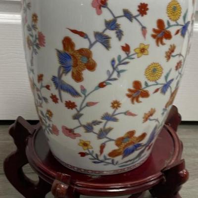 Limoge Porcelain Urn with Cover
