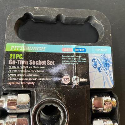 New 21pc Go Through Socket Set! This is Pretty Nifty!