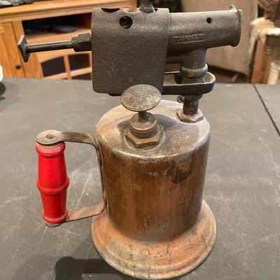 Vintage brass blow torch