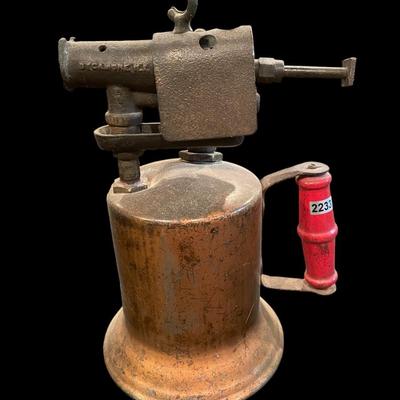 Vintage brass blow torch
