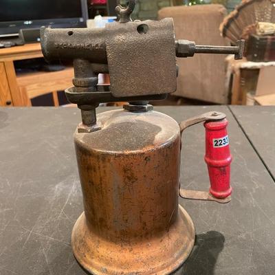 Vintage brass blow torch