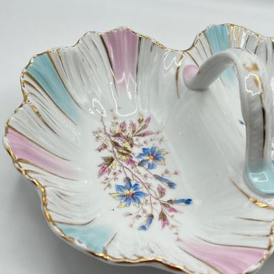KMP ~ Porcelain Floral Divider Dish