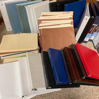 Binders etc