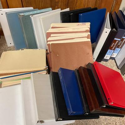 Binders etc